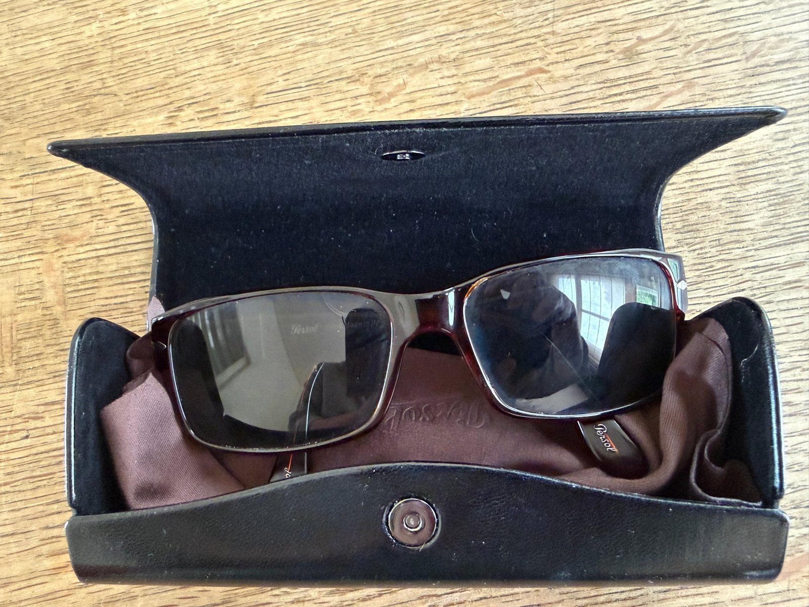 ZGAN Unisex Persol Zonnebril 2803-S, Overige merken, Zonnebril, Bruin, Ophalen of Verzenden