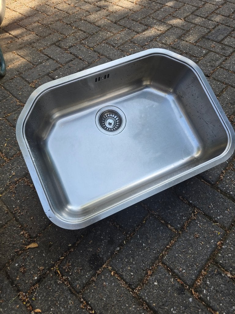 Franke inbouw spoelbak, Ophalen, Gebruikt, 50 tot 100 cm, Minder dan 100 cm