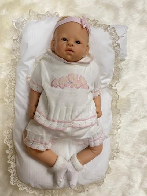 Nel de Man OOAK baby g modelene ong 56cm., Verzamelen, Poppen, Ophalen of Verzenden, Nieuw, Babypop, Levensecht of Reborn