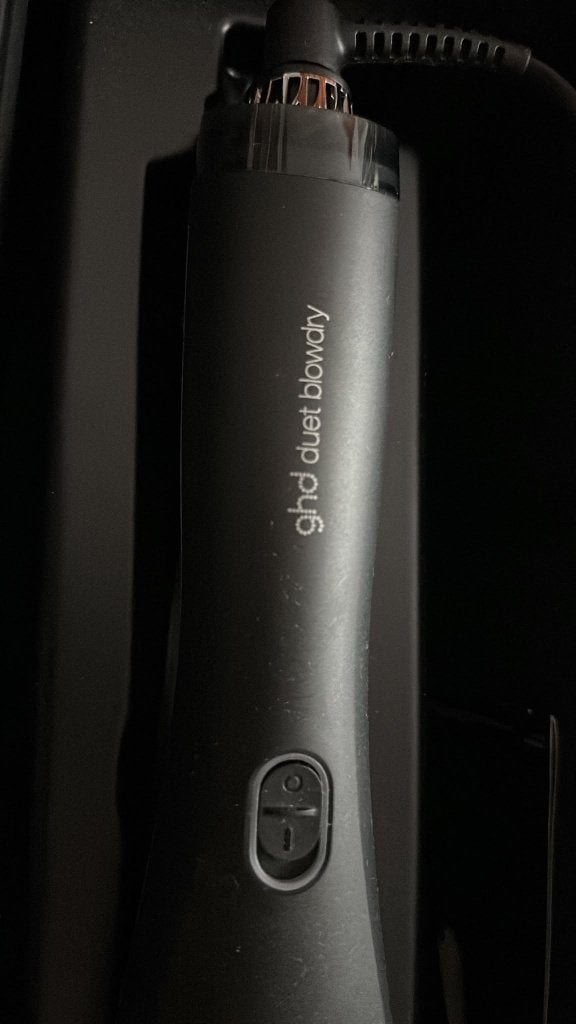 GHD DUET BLOWDRY HAIR DRYER BRUSH - Airstyler & borstels, Ophalen of Verzenden, Zo goed als nieuw, Krultang of Stijltang