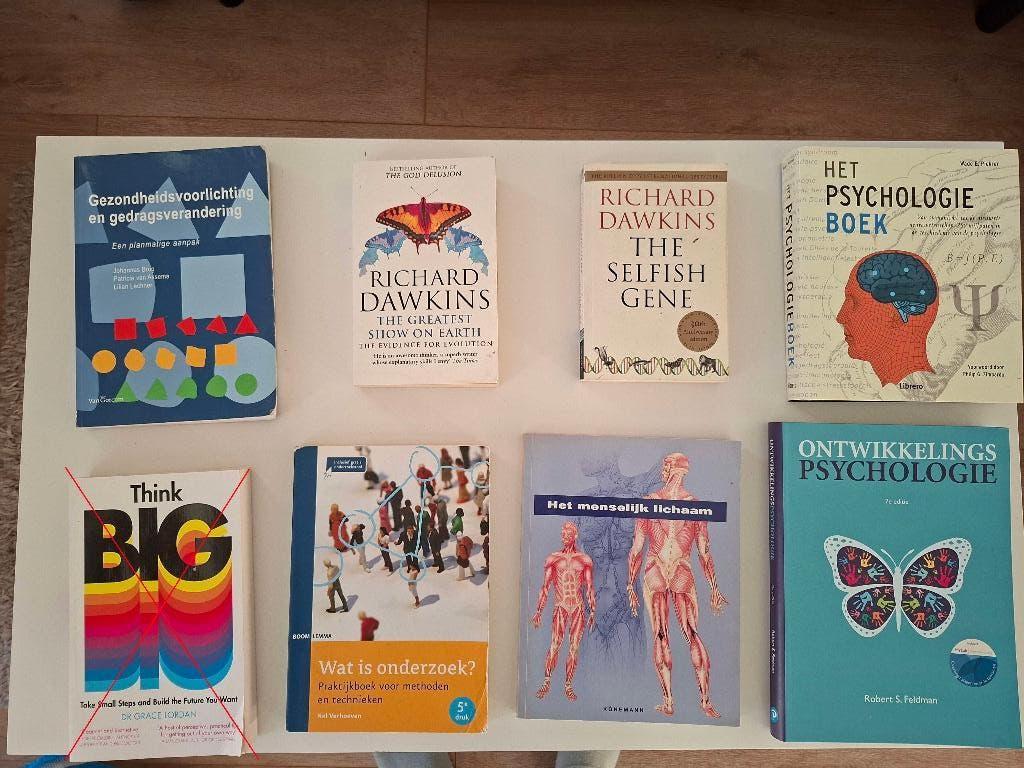 Boekenbundel wetenschap & studie, Ophalen, Zo goed als nieuw, School, Studie en Wetenschap