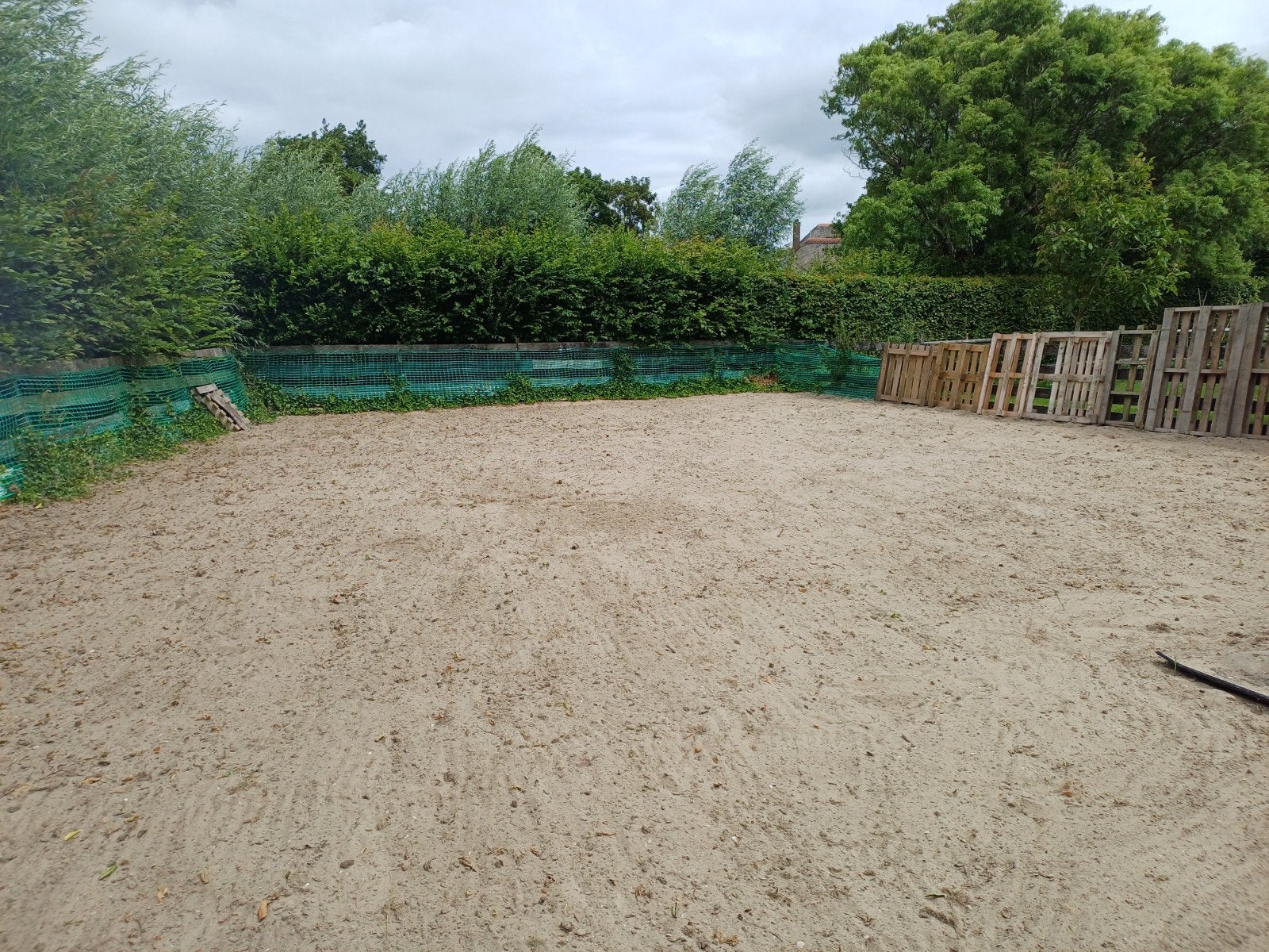 Zand uit de paddock...