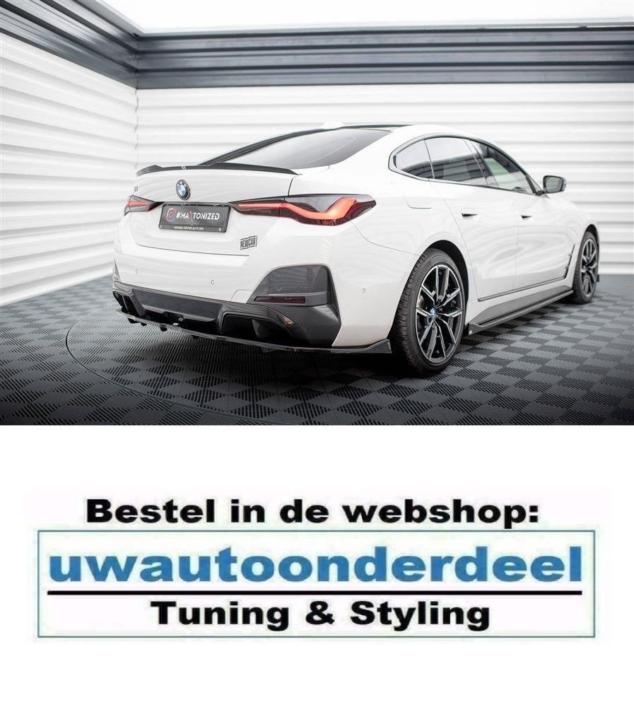 Maxton Design Spoiler Splitter Lip Bmw i4 Gran Coupe, Auto diversen, Tuning en Styling, Verzenden