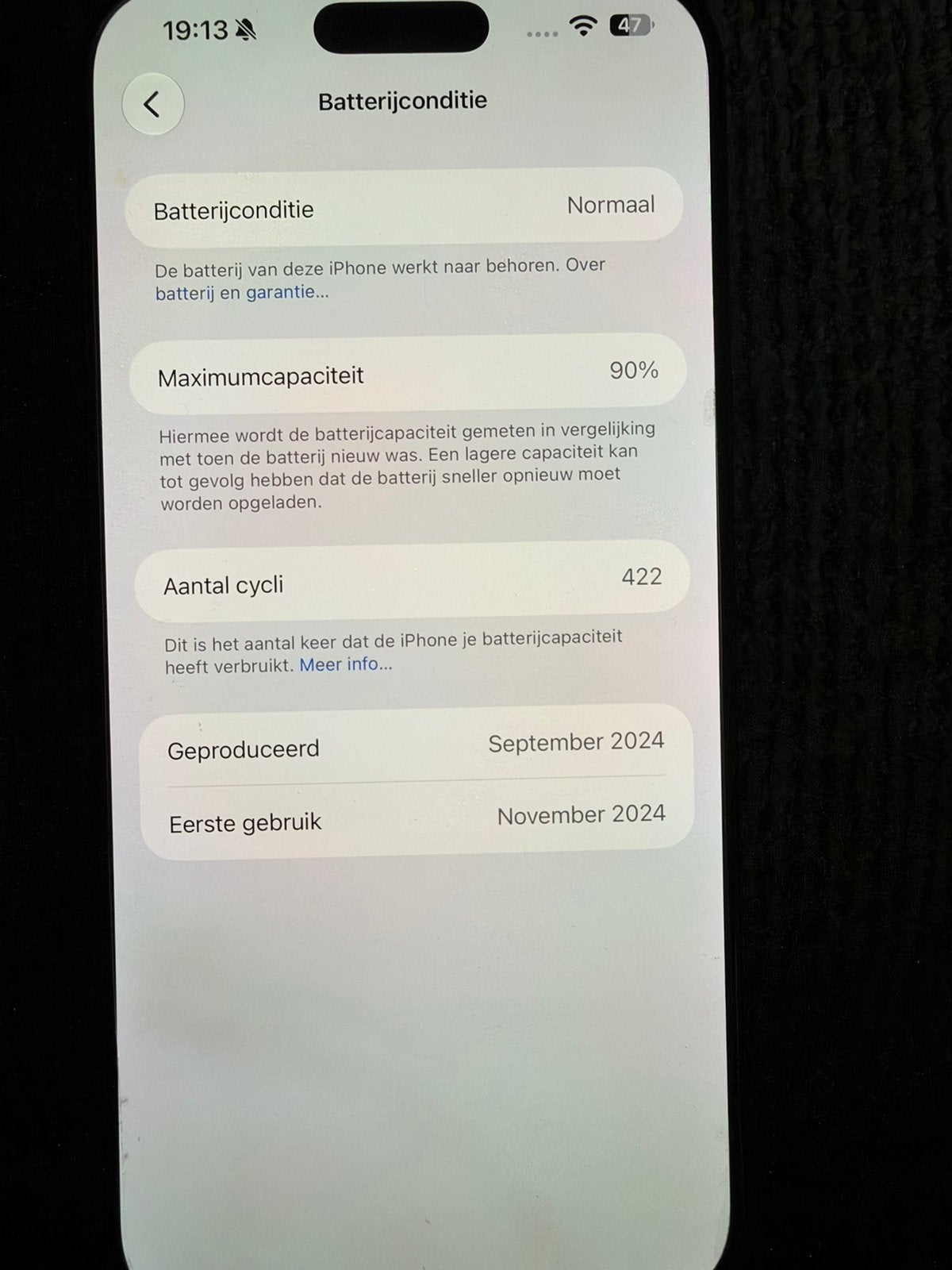 Foto 7 van iPhone 16 pro max 256GB black titanium
