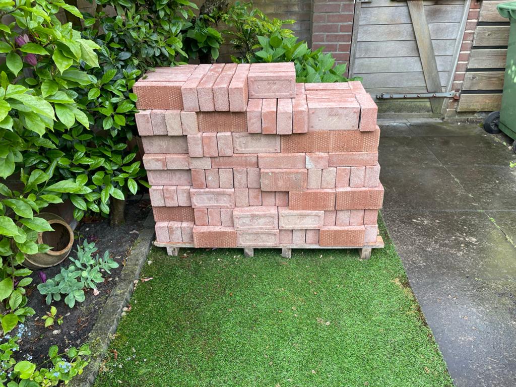 230 Nieuwe Wienerberger Oud Rose DIKFORMAAT 21x10x6 stenen, Ophalen, Nieuw, Bakstenen
