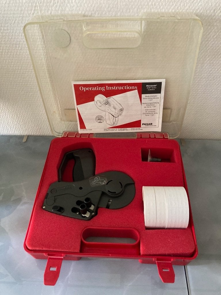 prijstang Monarch 1136 Labeler Starter Kit in koffer, Ophalen of Verzenden, Zo goed als nieuw