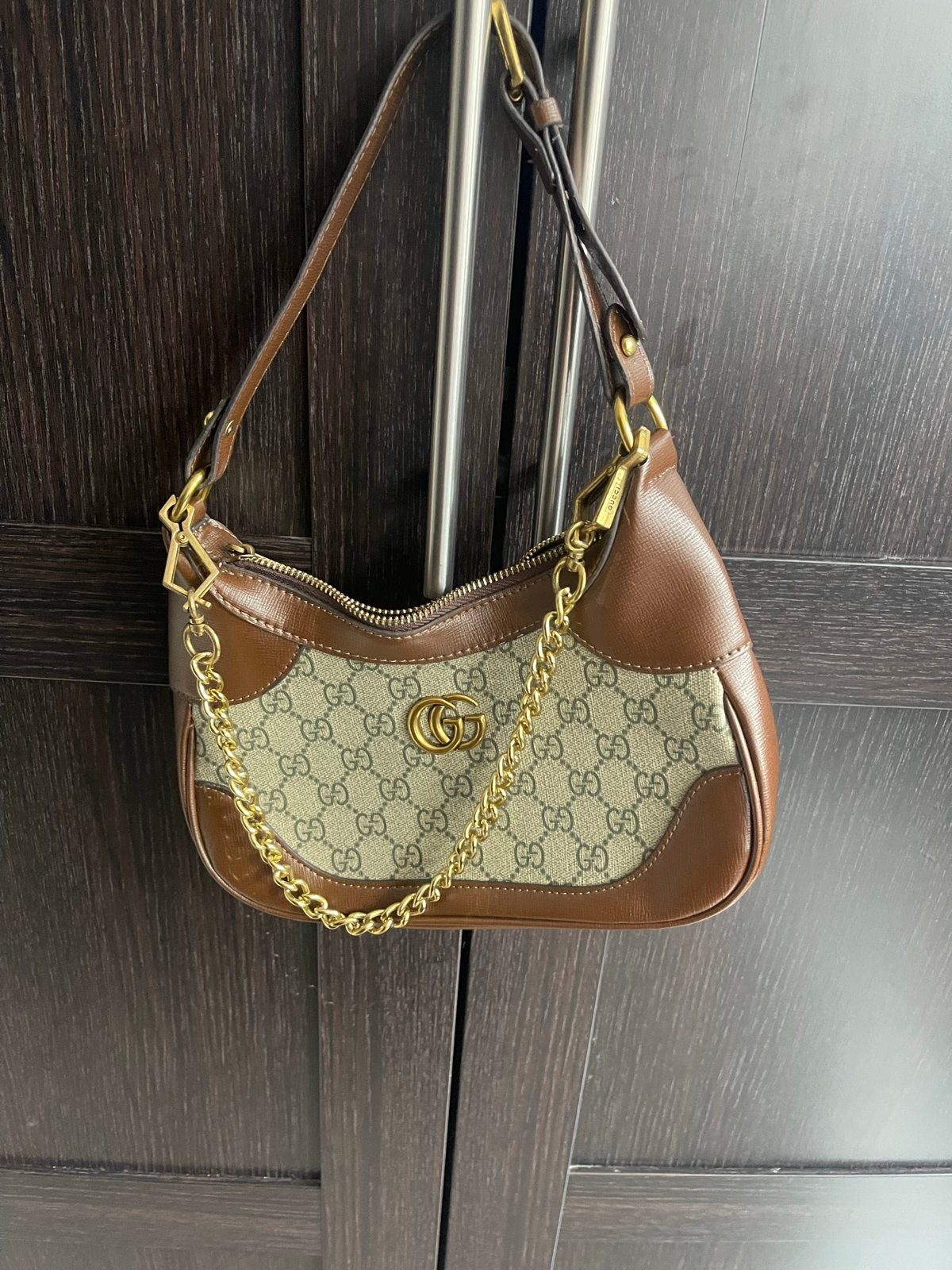 Gucci Dionysus GG Supreme schoudertasje, Ophalen of Verzenden, Zo goed als nieuw, Bruin, Schoudertasje