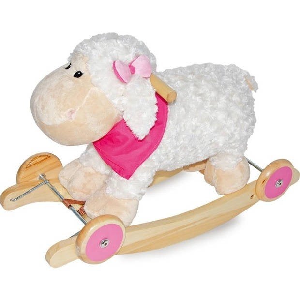 Prachtig houten hobbel schaap !, Ophalen of Verzenden, Zo goed als nieuw