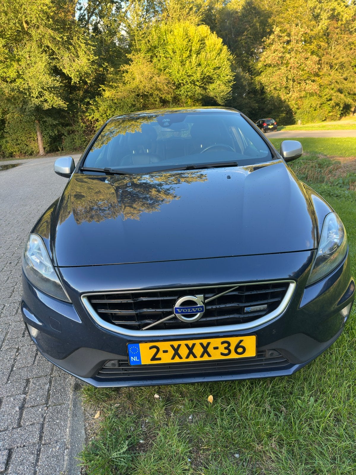 Volvo V40 2.0 D4 190PK 2014 Blauw, Auto's, Voorwielaandrijving, Blauw, Particulier, 30 km/l