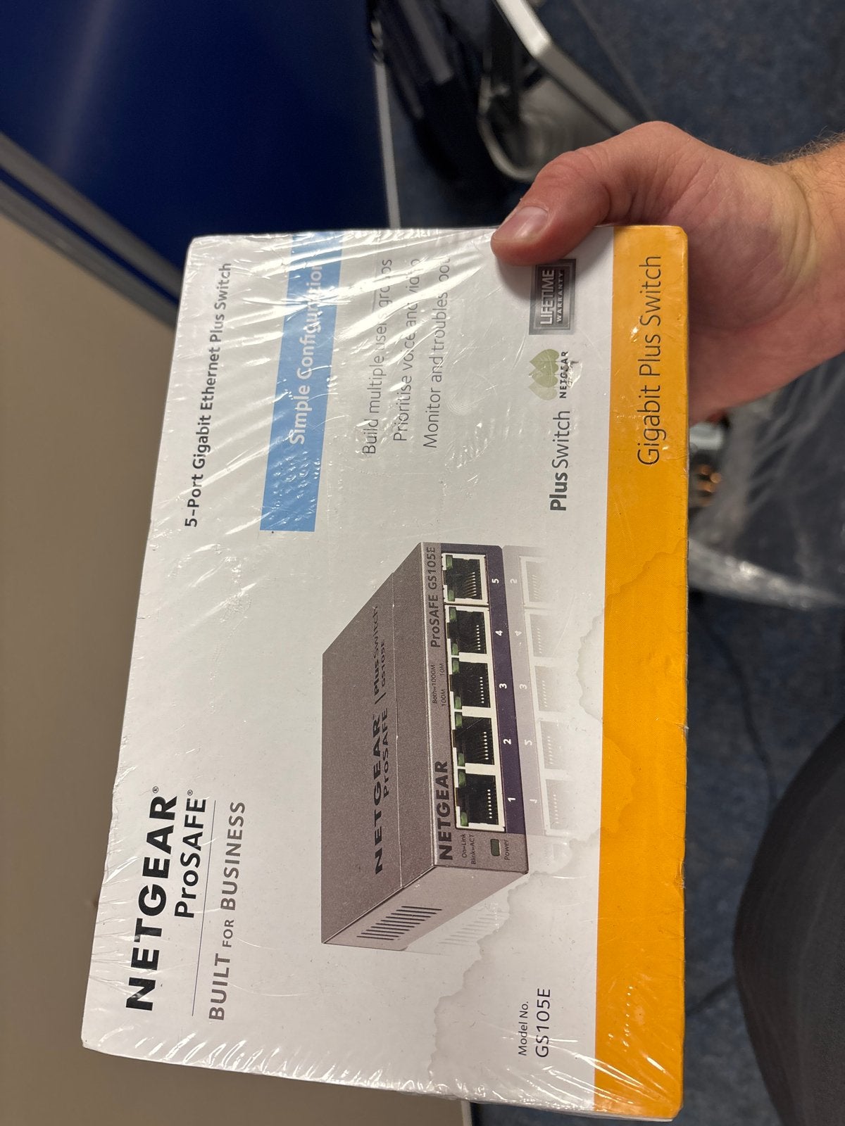 NETGEAR ProSAFE GS105E 5-Poort Gigabit Plus Switch Nieuw, Computers en Software, Netwerk switches, Ophalen of Verzenden, Nieuw