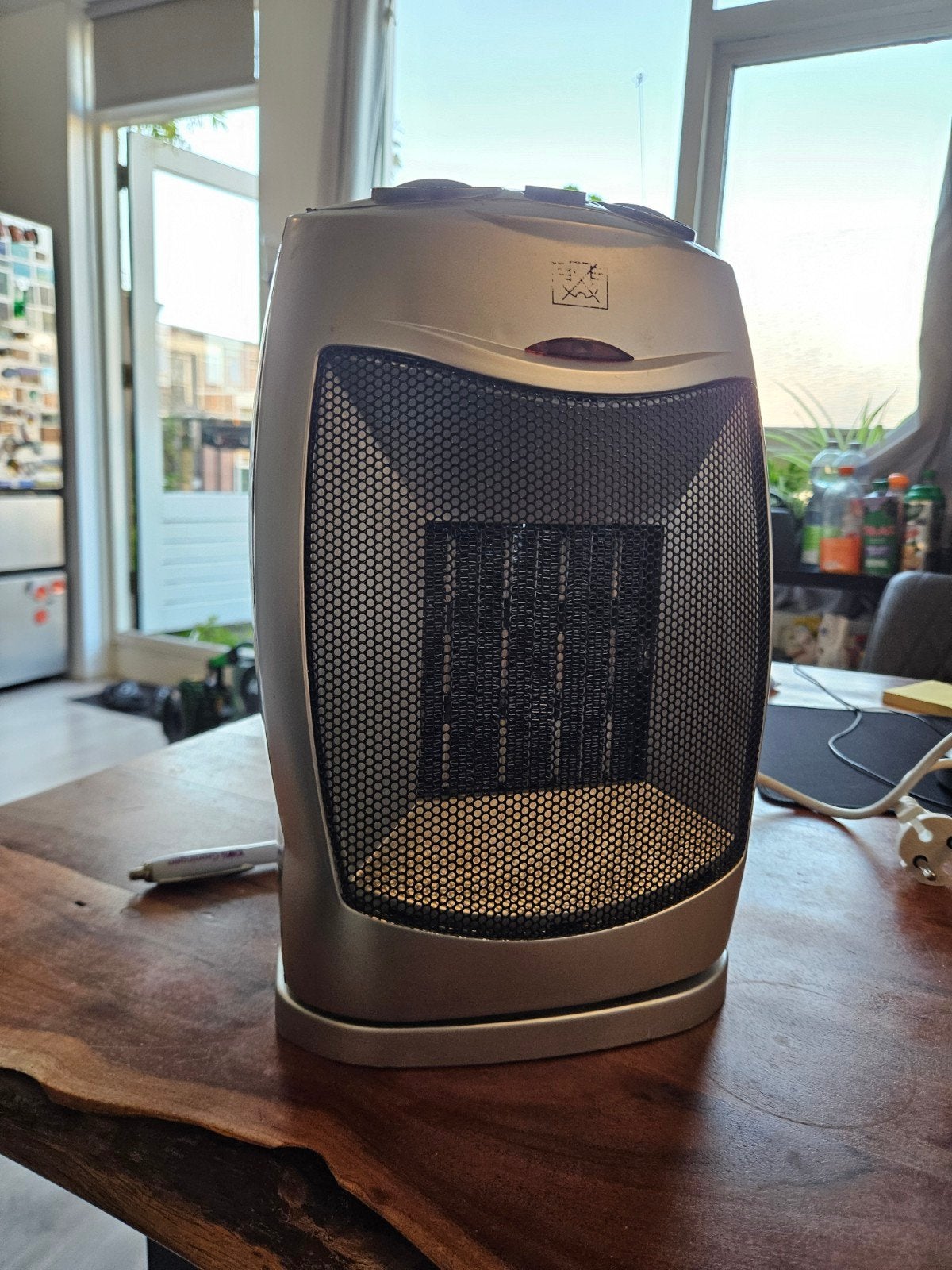Te ruil: elektrische mobiele heater/kachel/verwarming, Doe-het-zelf en Verbouw, Verwarming en Radiatoren, Ophalen of Verzenden