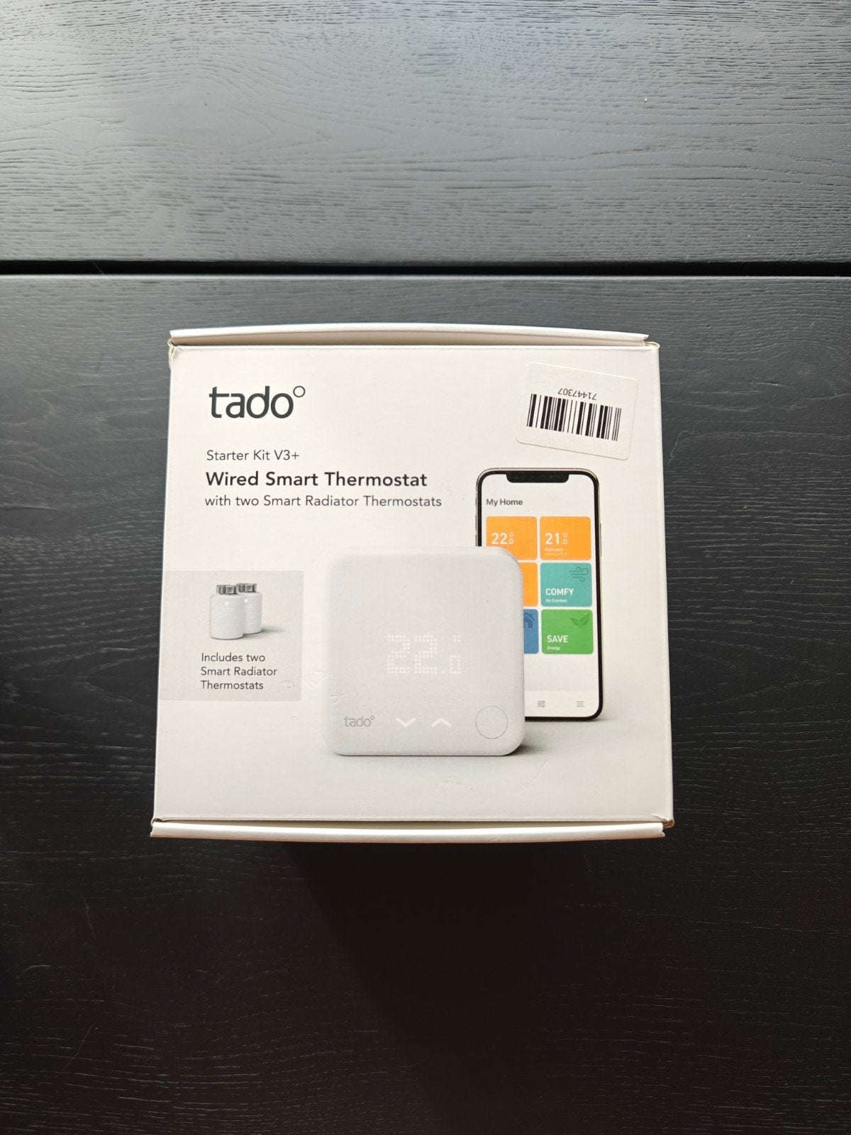 tado Slimme Thermostaat Starter Kit V3+ en 2x Radiatorknop