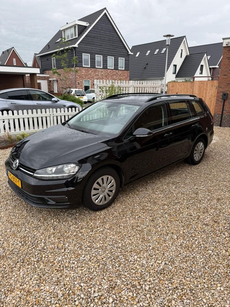 Volkswagen Golf Variant 1.0 TSI 2017 Zwart, Auto's, Volkswagen, Stof, Zwart, Origineel Nederlands, Stationwagon