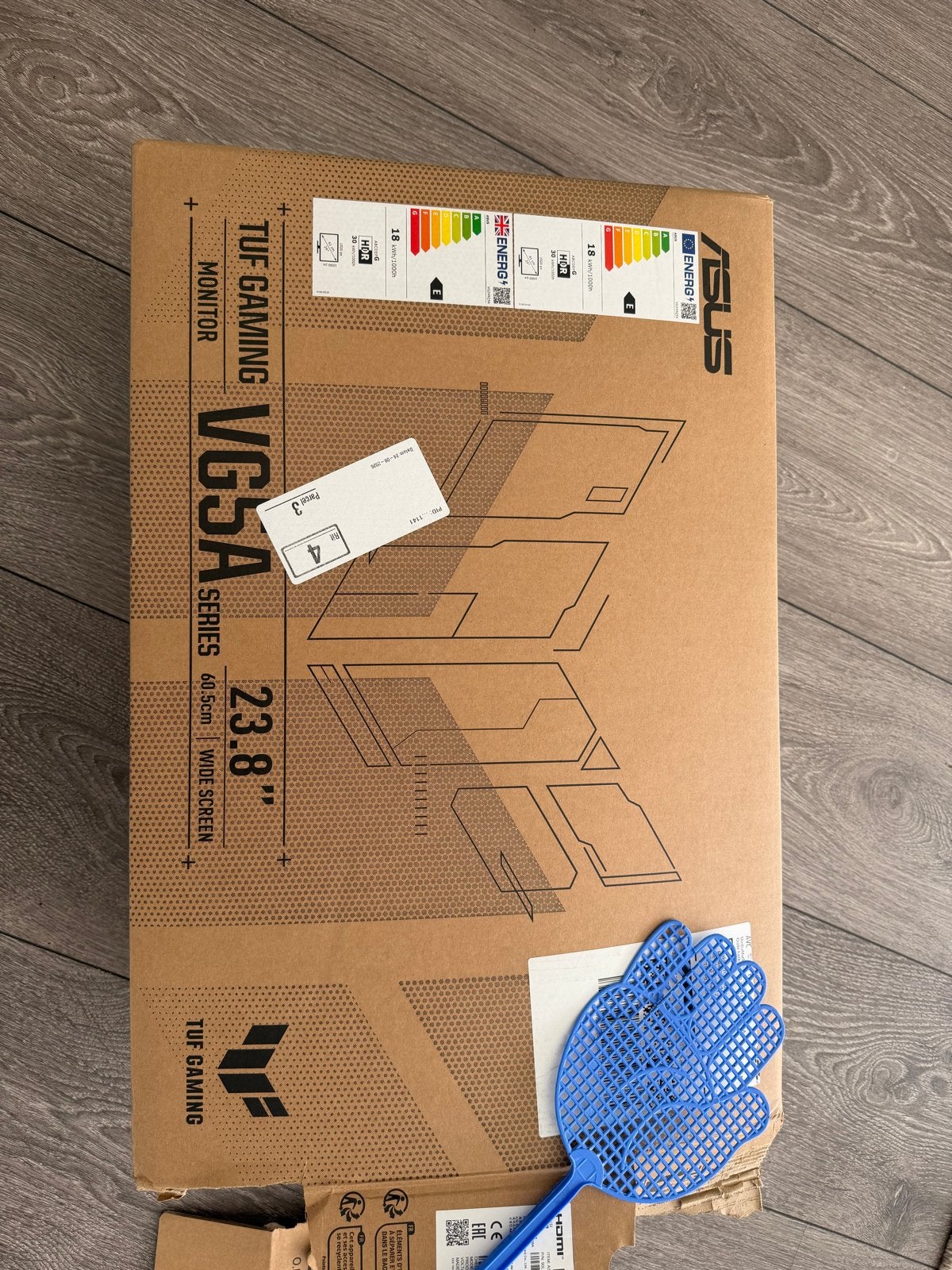 ASUS TUF Gaming VG24VQE Monitor - Nieuwstaat, Computers en Software, Monitoren, Gaming, HDMI, Curved, VA