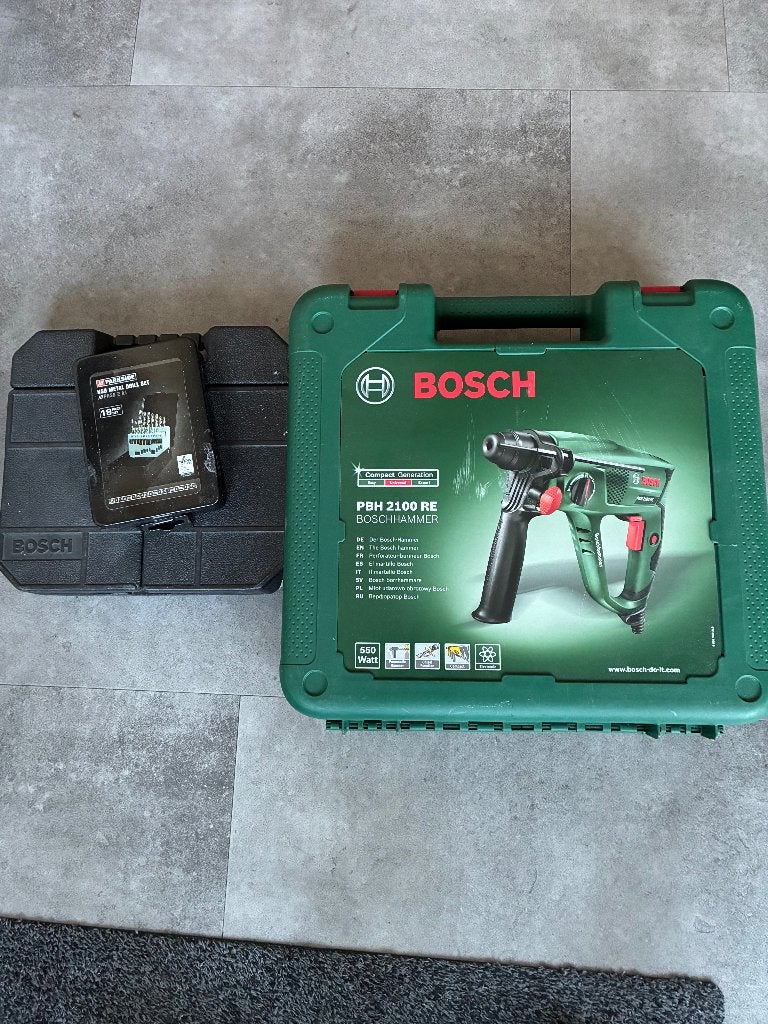 Klopboormachine, Gebruikt, Klopboormechanisme, 400 tot 600 watt, Ophalen
