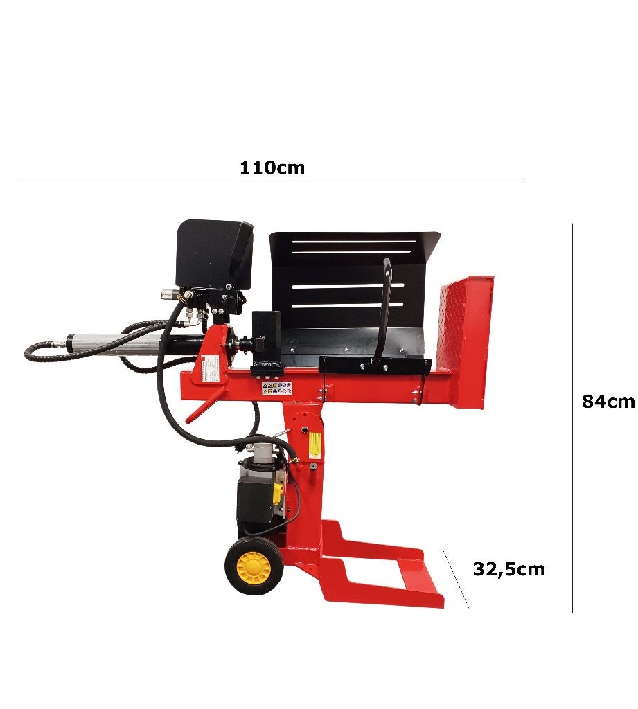 houtklover, houtkliever, kloofmachine 8TO staand/liggend, Tuin en Terras, Kloofmachines, Verzenden, Liggend, Nieuw, Crossfer