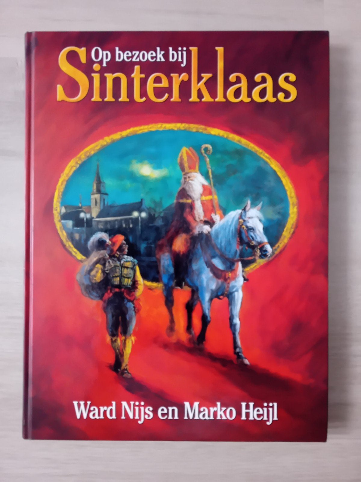Op bezoek bij Sinterklaas - Ward Nijs en Marko Heijl, Ophalen of Verzenden, Zo goed als nieuw, Ward Nijs en Marco Heijl, Fictie algemeen