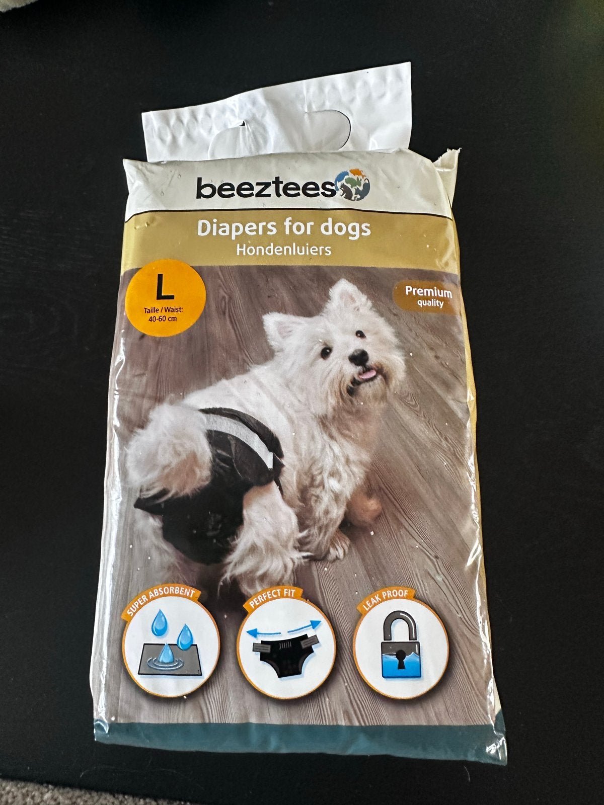 Beeztees luiers hond maat L, Ophalen