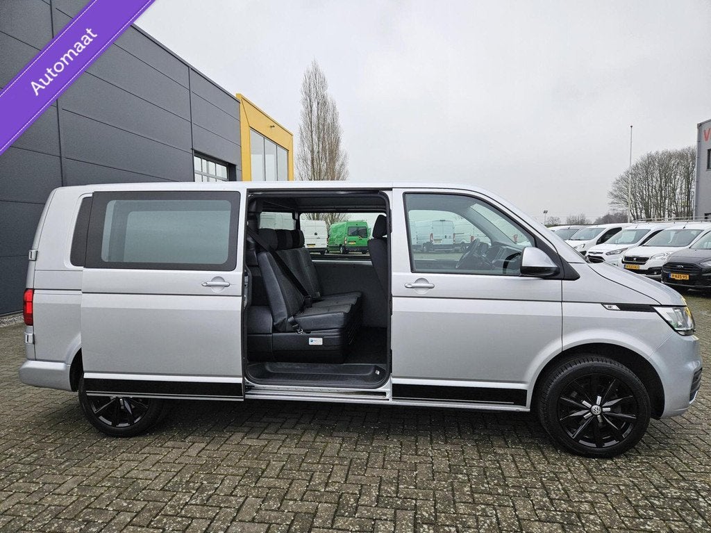 Volkswagen Transporter 2.0 TDI L2H1 DC Cruise 150pk Glaslook, Automaat, Gebruikt, Euro 6, 4 cilinders