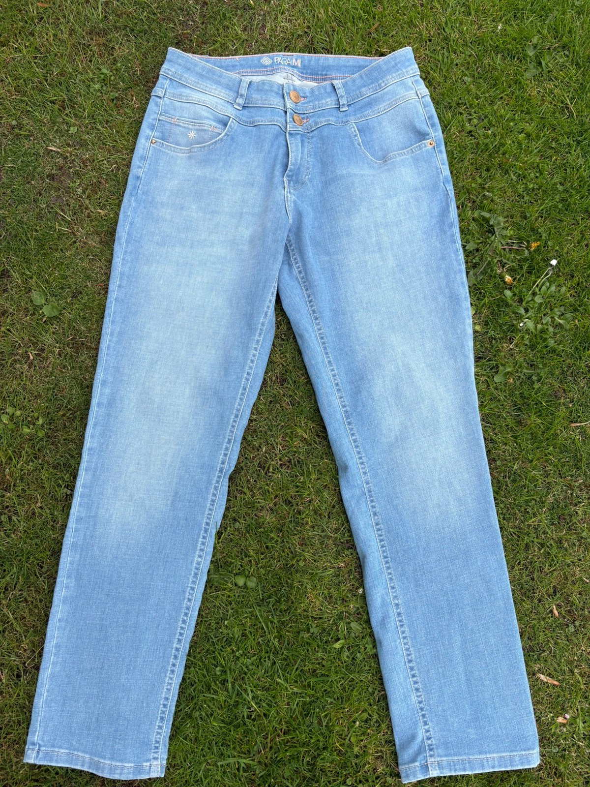 Parami spijkerbroek mt 40, Verzenden, Nieuw, Blauw, W30 - W32 (confectie 38/40)