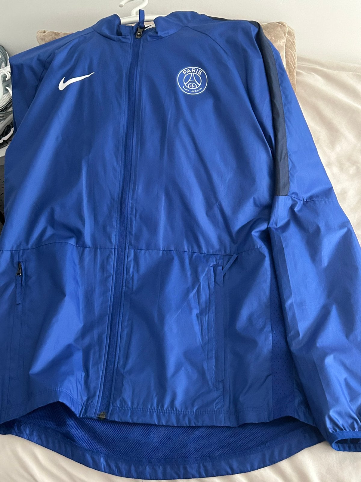 Psg trainingsjack, Ophalen of Verzenden, Zo goed als nieuw, Blauw, Voetbal