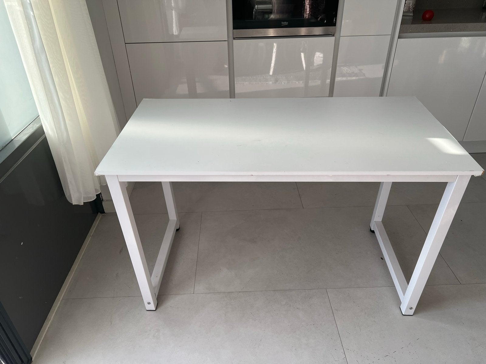 Make-up tafel wit - 60x120x73 cm, Huis en Inrichting, Ophalen, Gebruikt, 100 tot 150 cm, 50 tot 100 cm