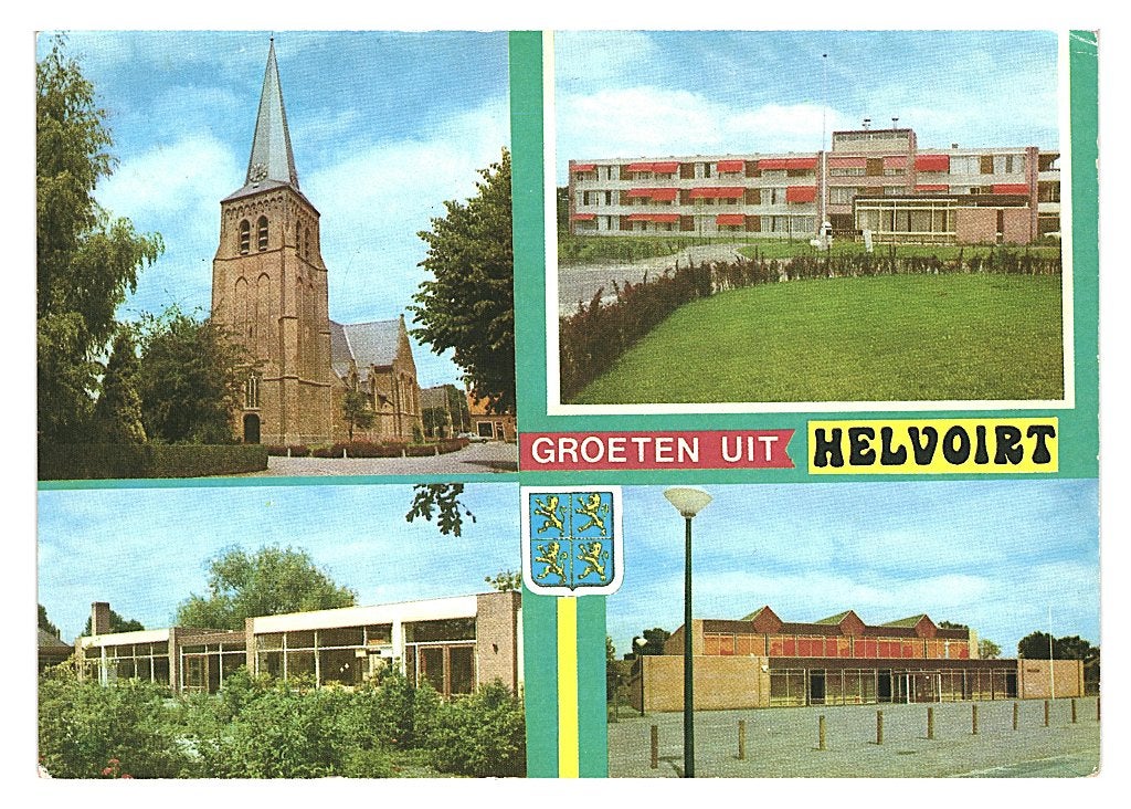 37317 Helvoirt N Br 1976 Gelopen met postzegel, Verzamelen, Ansichtkaarten | Nederland, Ophalen of Verzenden, 1960 tot 1980, Gelopen