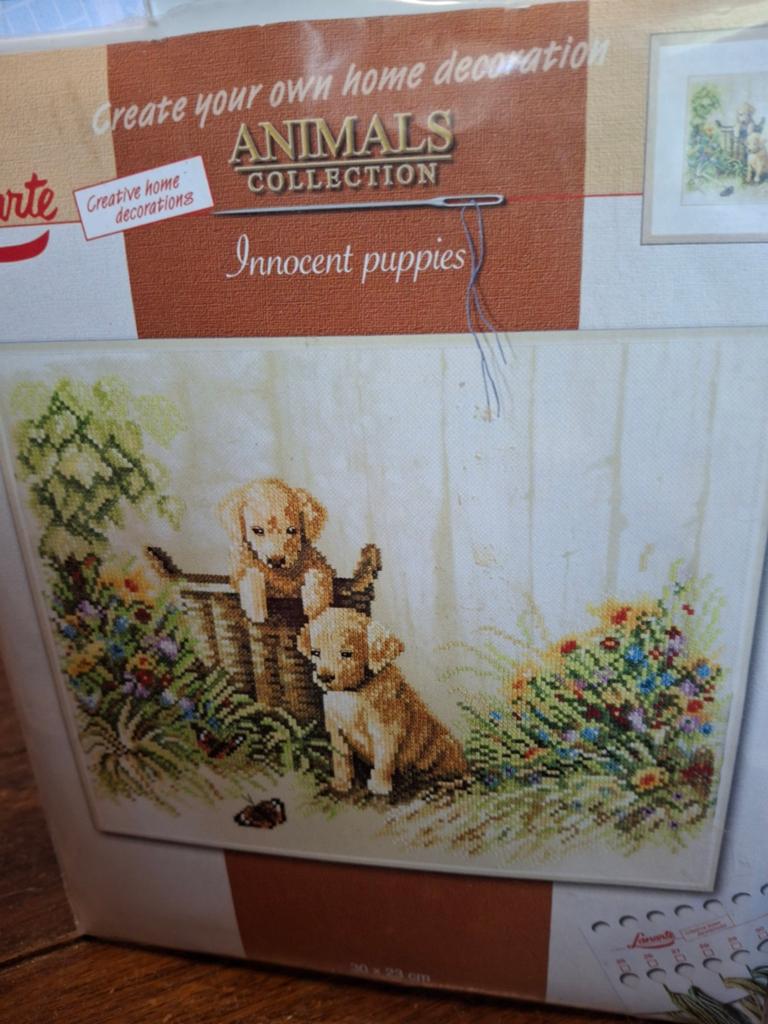 Innocent puppies, Ophalen of Verzenden, Nieuw, Borduurpakket