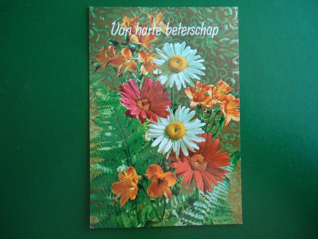 (746) Bloemenkaart, Verzenden, 1980 tot heden, Gelopen, Overige thema's