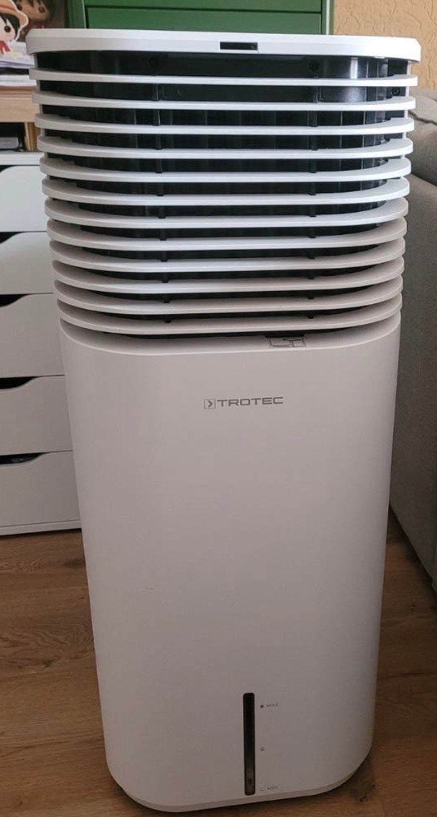 Trotec aircooler, Ophalen, Minder dan 60 m³, 3 snelheden of meer, Zo goed als nieuw