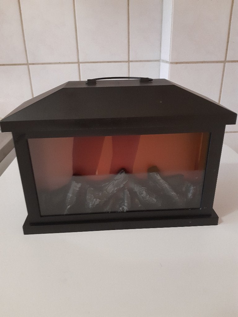Gezellige compacte LED sfeerhaard (30 cm), Ophalen of Verzenden, Zo goed als nieuw, Vrijstaande haard, Overige soorten