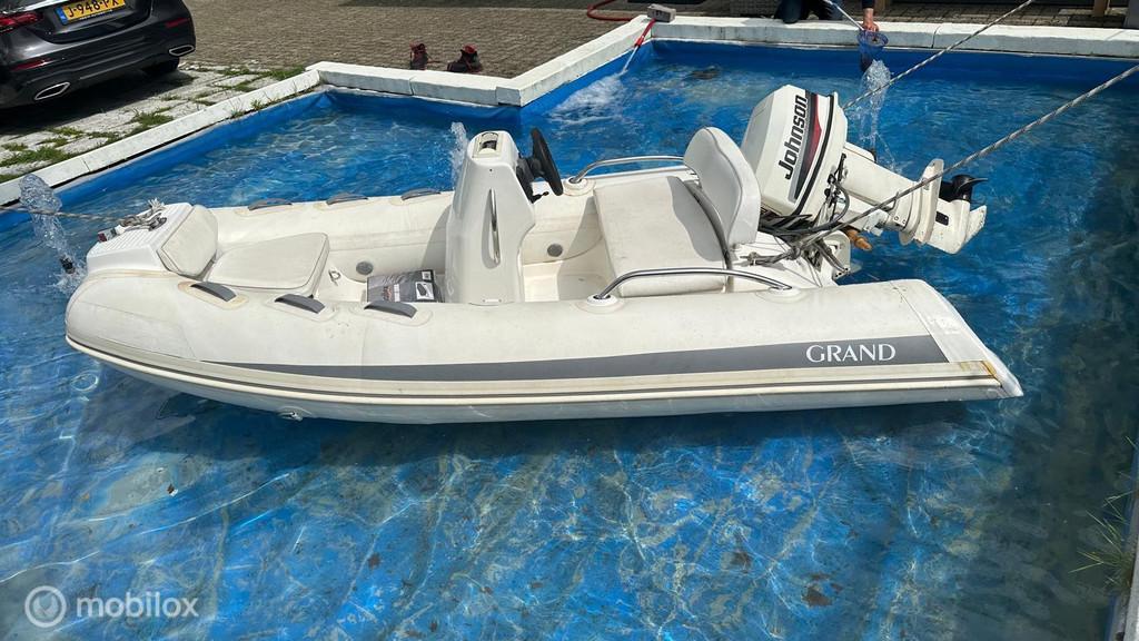 Grand Grande 340 Ribboot Met Trailer, Gebruikt