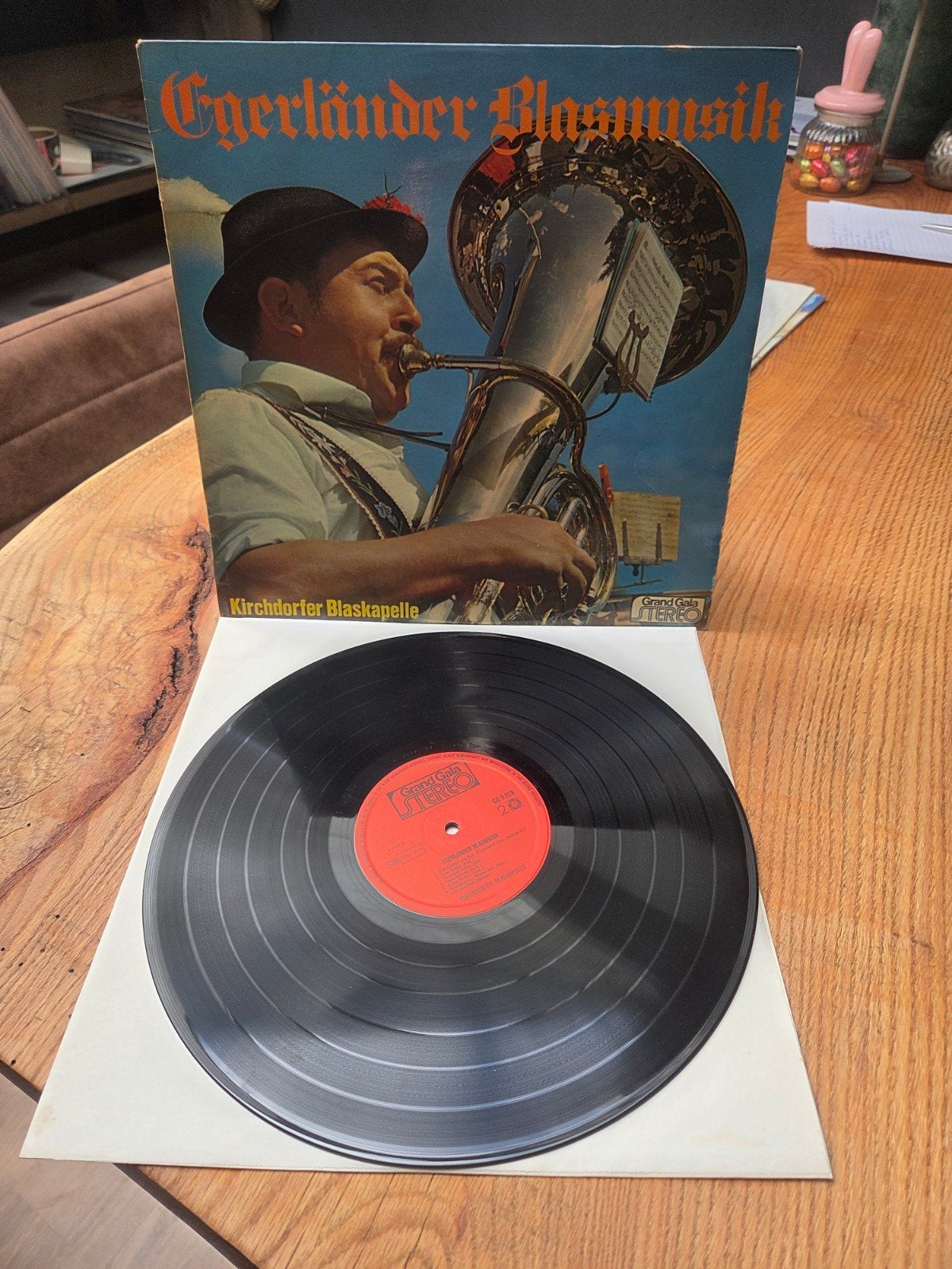 Egerländer Blasmusik - Kirchdorfer Blaskapelle LP, Cd's en Dvd's, Vinyl | Nederlandstalig, LP, Gebruikt, Ophalen of Verzenden