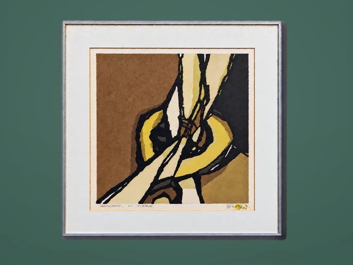 Fon Klement, Separation 1969, Gesigneerd, Overige techniek, Abstract, Ophalen