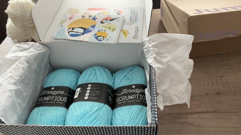 Kussen pakket scheepjes ,vogel,incl ver 20 euro, Verzenden, Nieuw, Haken, Wol of Garen