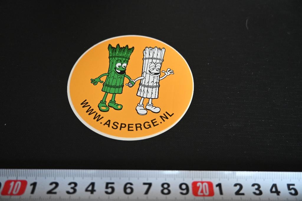 sticker ASPERGE, Ophalen, Zo goed als nieuw