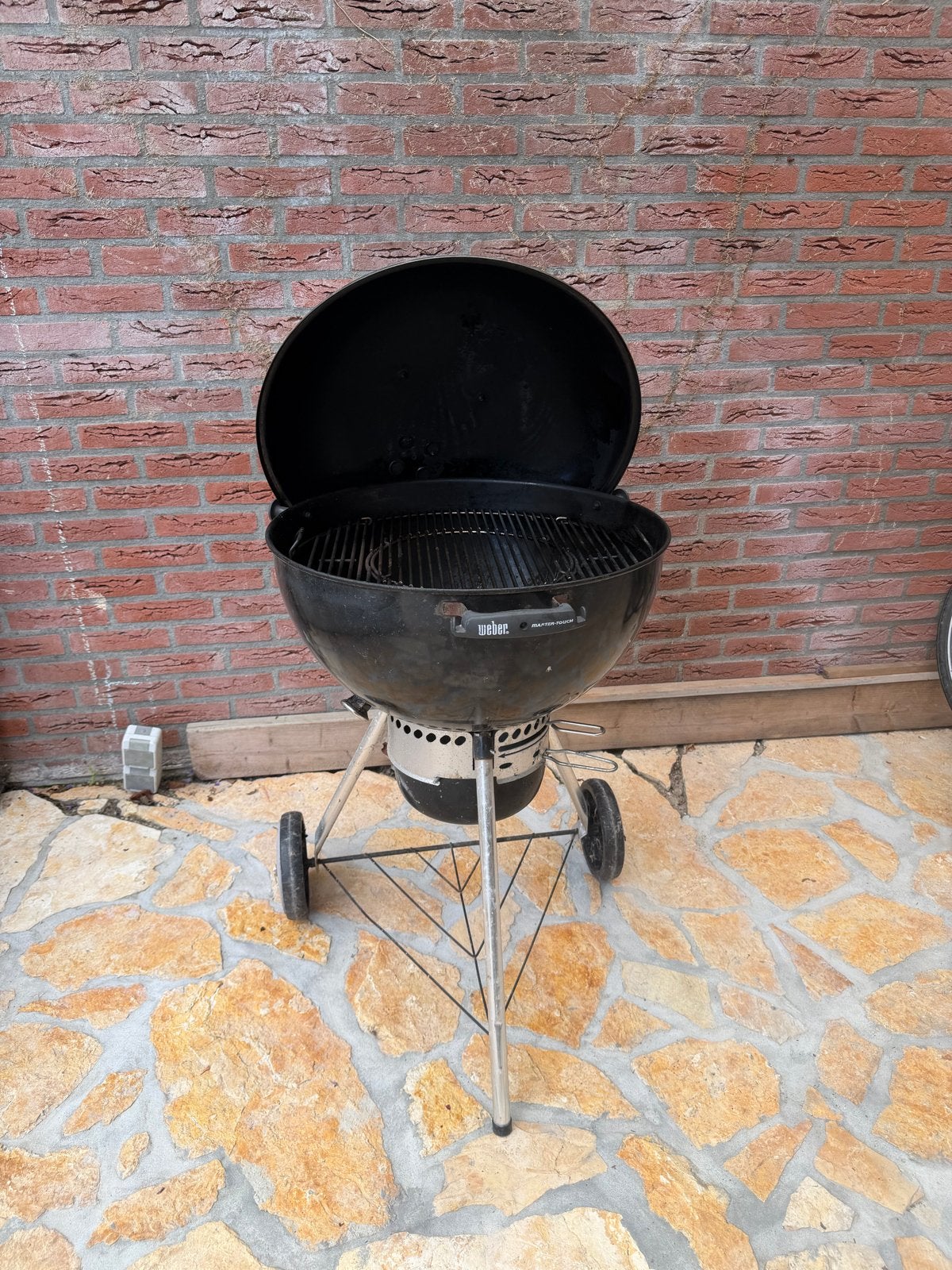Weber Master-Touch BBQ - Gebruikt met Flameboss aansluiting, Ophalen, Gebruikt