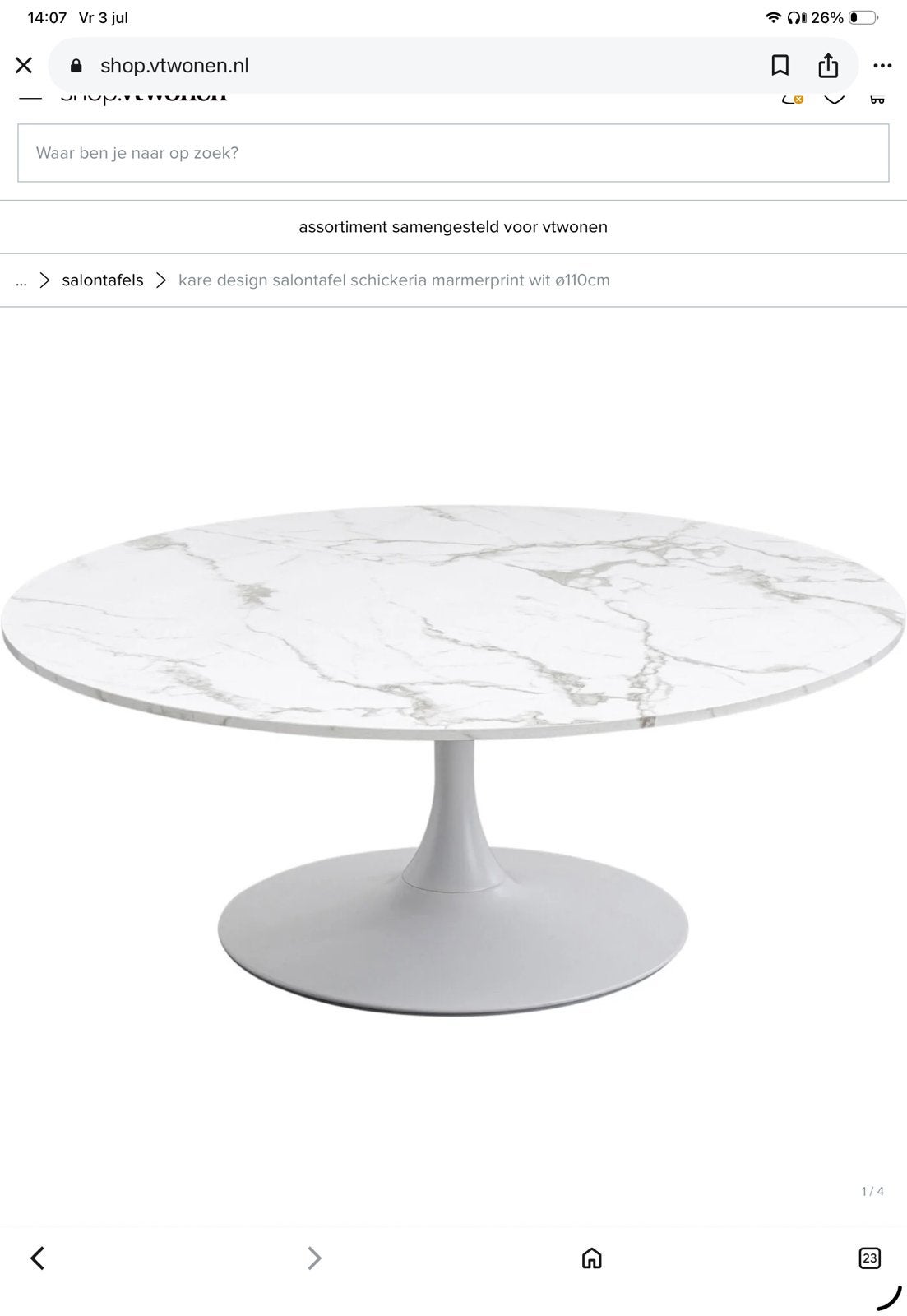 Kare, moderne salontafel, Ophalen of Verzenden, Zo goed als nieuw