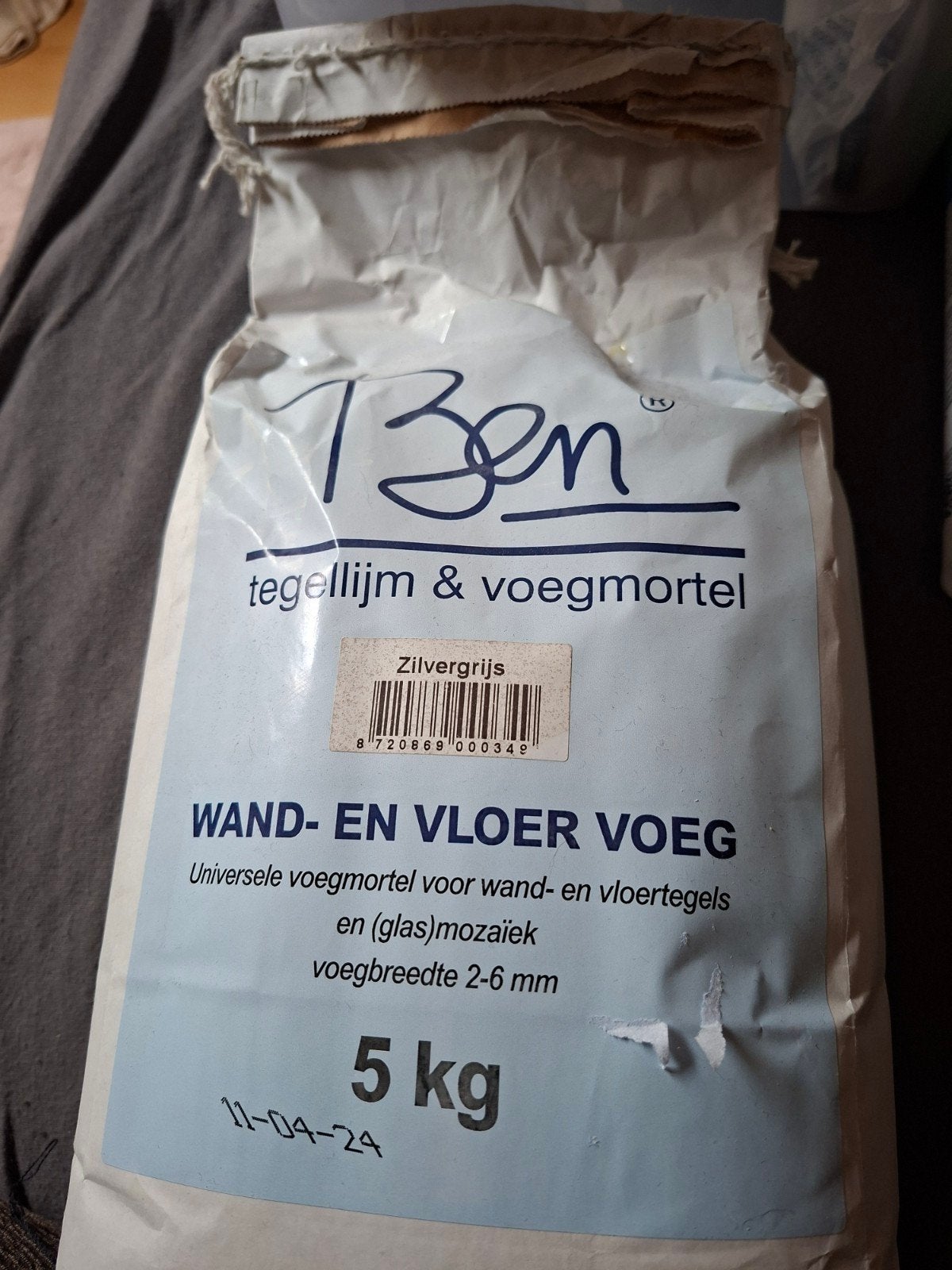 Ben tegellijm & voegmortel, Ophalen, Nieuw