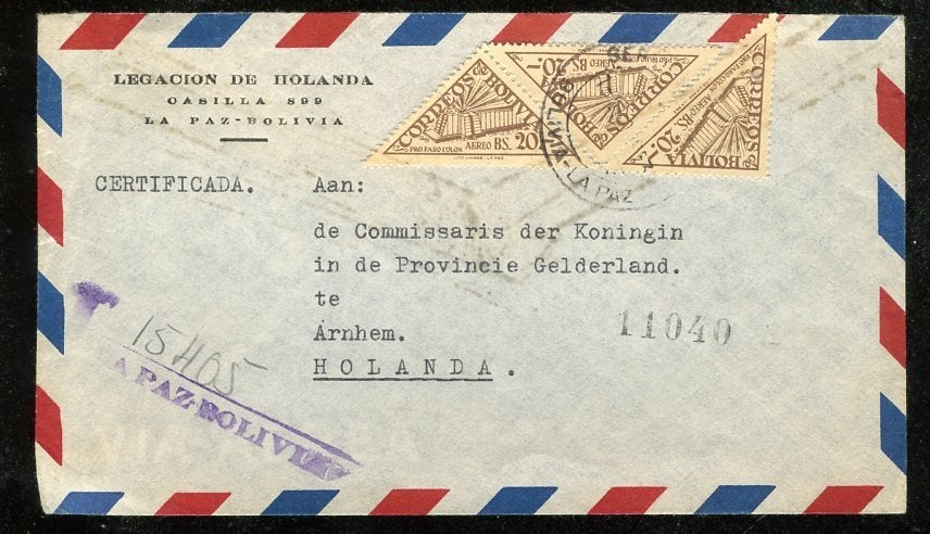 Ned. Ambassade Bolivia > Commissaris der Koningin, Ophalen, Noord-Amerika