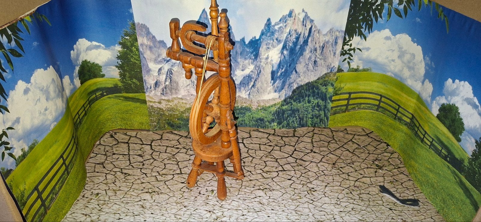 Mooi houten spinnewiel - Decoratief of voor de liefhebber, Ophalen of Verzenden
