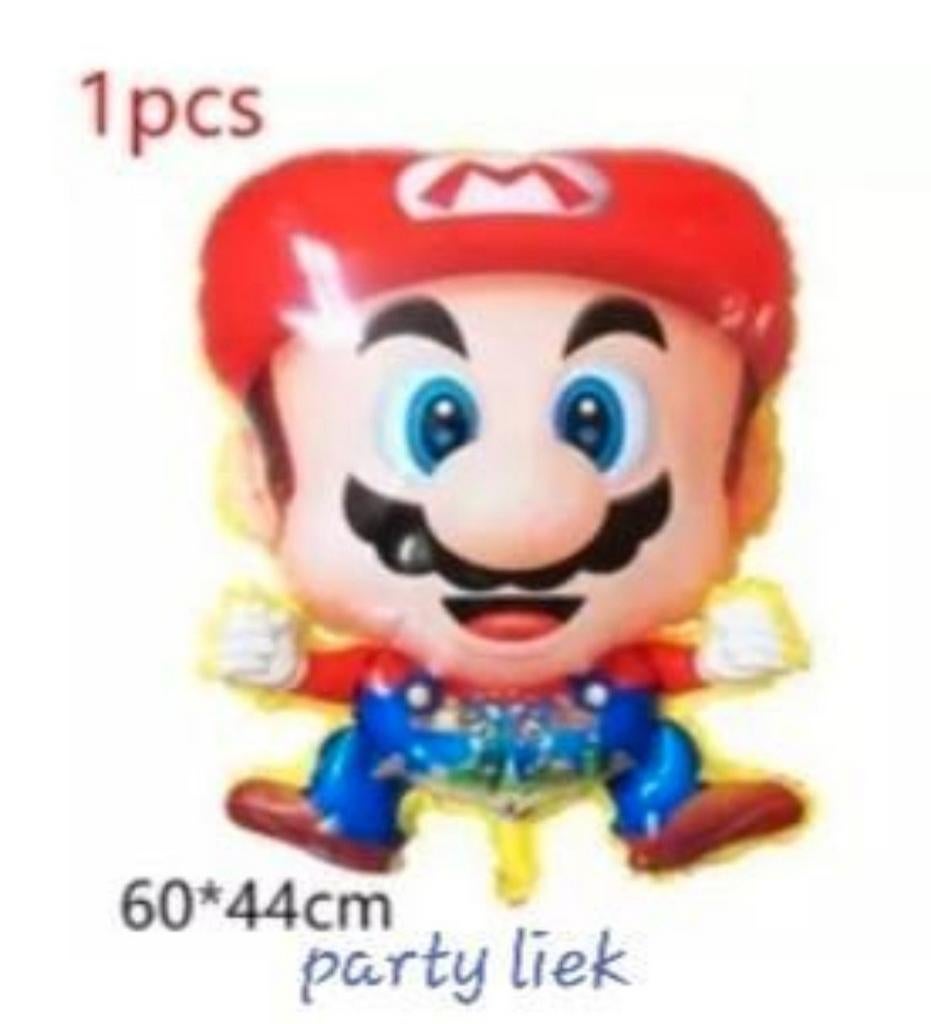 Mario ballonnen set nr M68F, Hobby en Vrije tijd, Feestartikelen, Ophalen of Verzenden, Nieuw, Versiering, Verjaardag