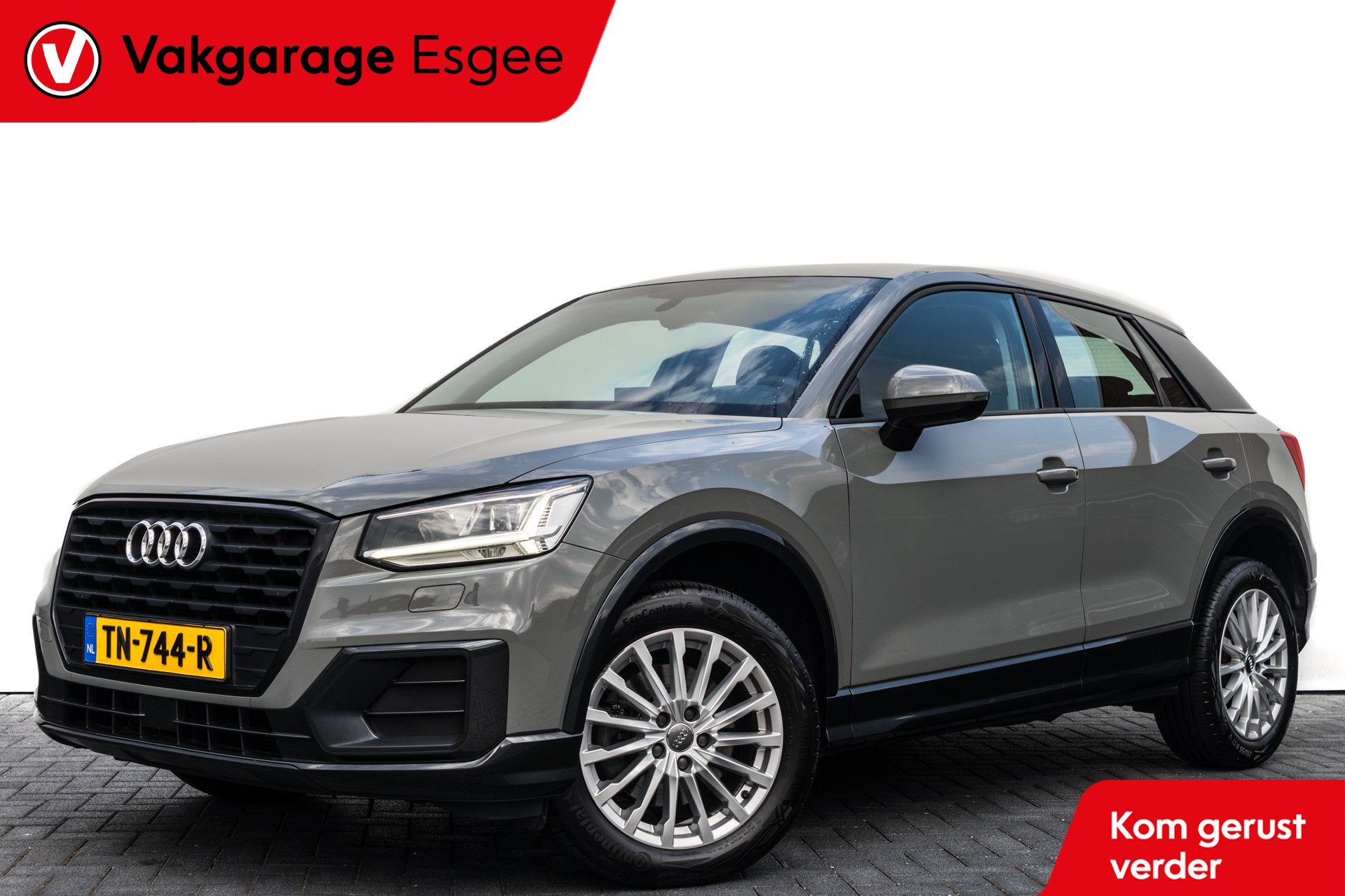 Audi Q2 1.4 150 PK TFSI CoD Design Pro Line Plus | Ned Auto, Auto's, Audi, Stof, Gebruikt, 4 cilinders, Origineel Nederlands