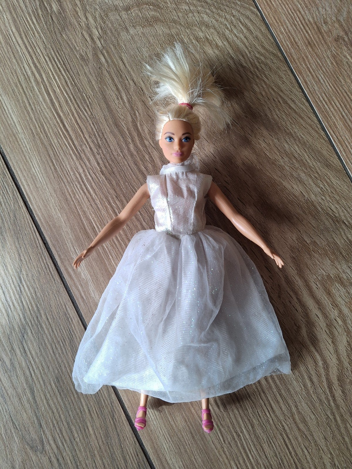 2 originele Mattel Barbie poppen - model curve, Ophalen of Verzenden, Zo goed als nieuw, Barbie