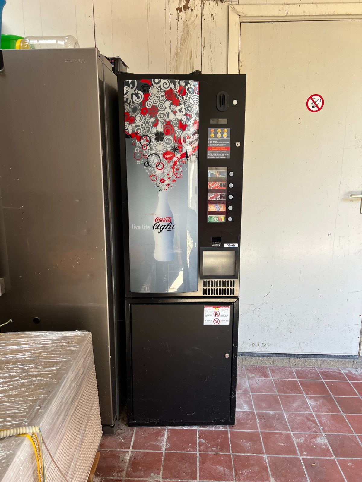 Coca-Cola Light Vendingmachine - Live Life Light, Ophalen, Gebruikt
