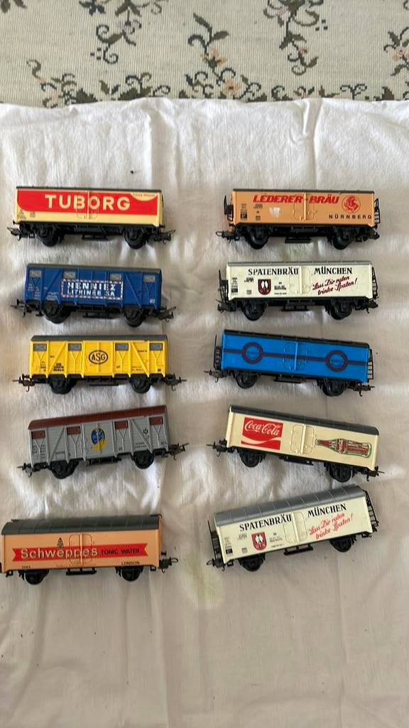 10 Lima wagons € 50,00, zie beschrijving, Hobby en Vrije tijd, Modeltreinen | H0, Gebruikt, Gelijkstroom, Wagon, Ophalen of Verzenden