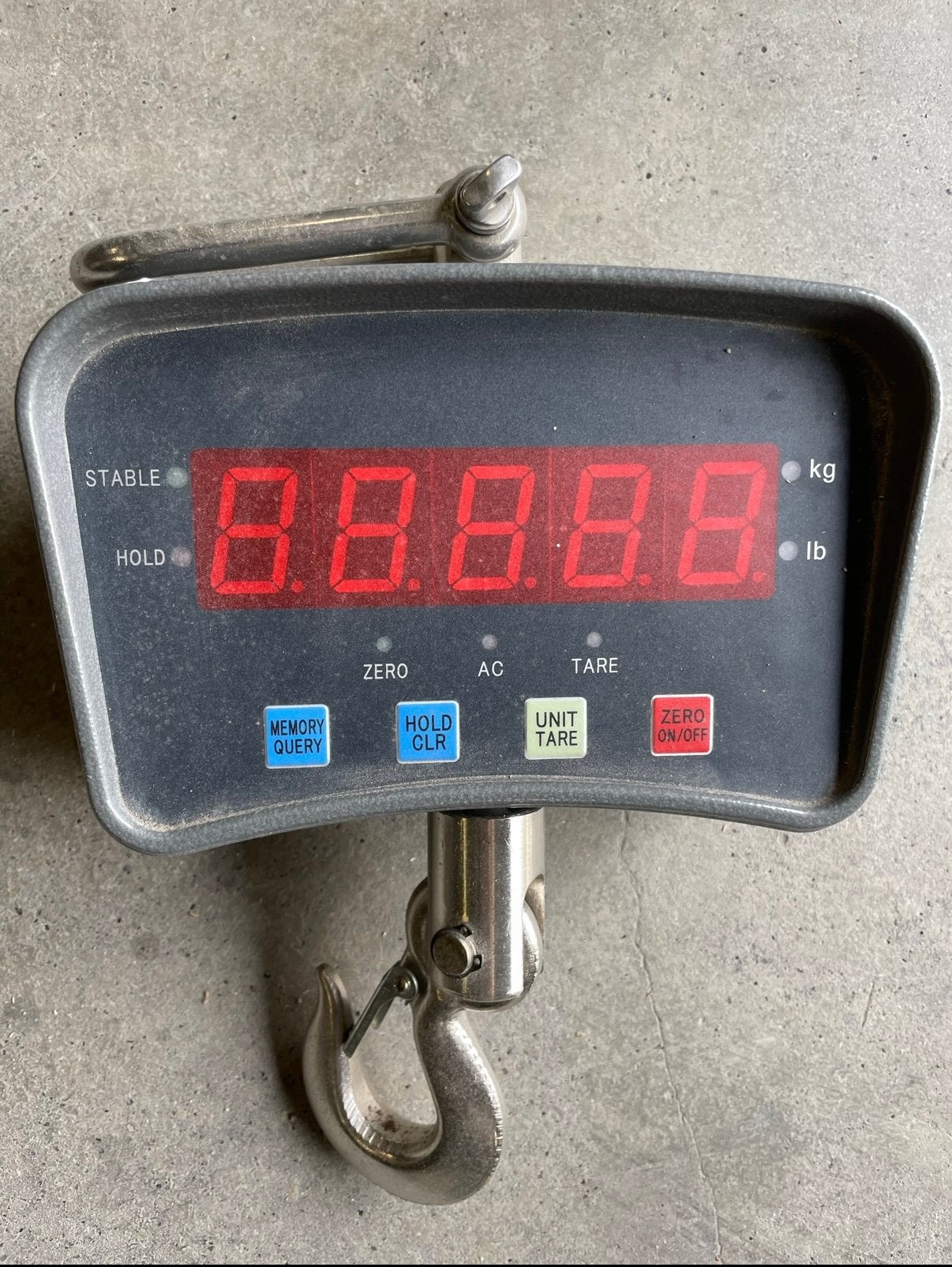 Kraanweegschaal Digitaal tot 1000 kg in nieuwstaat, Ophalen of Verzenden, Zo goed als nieuw