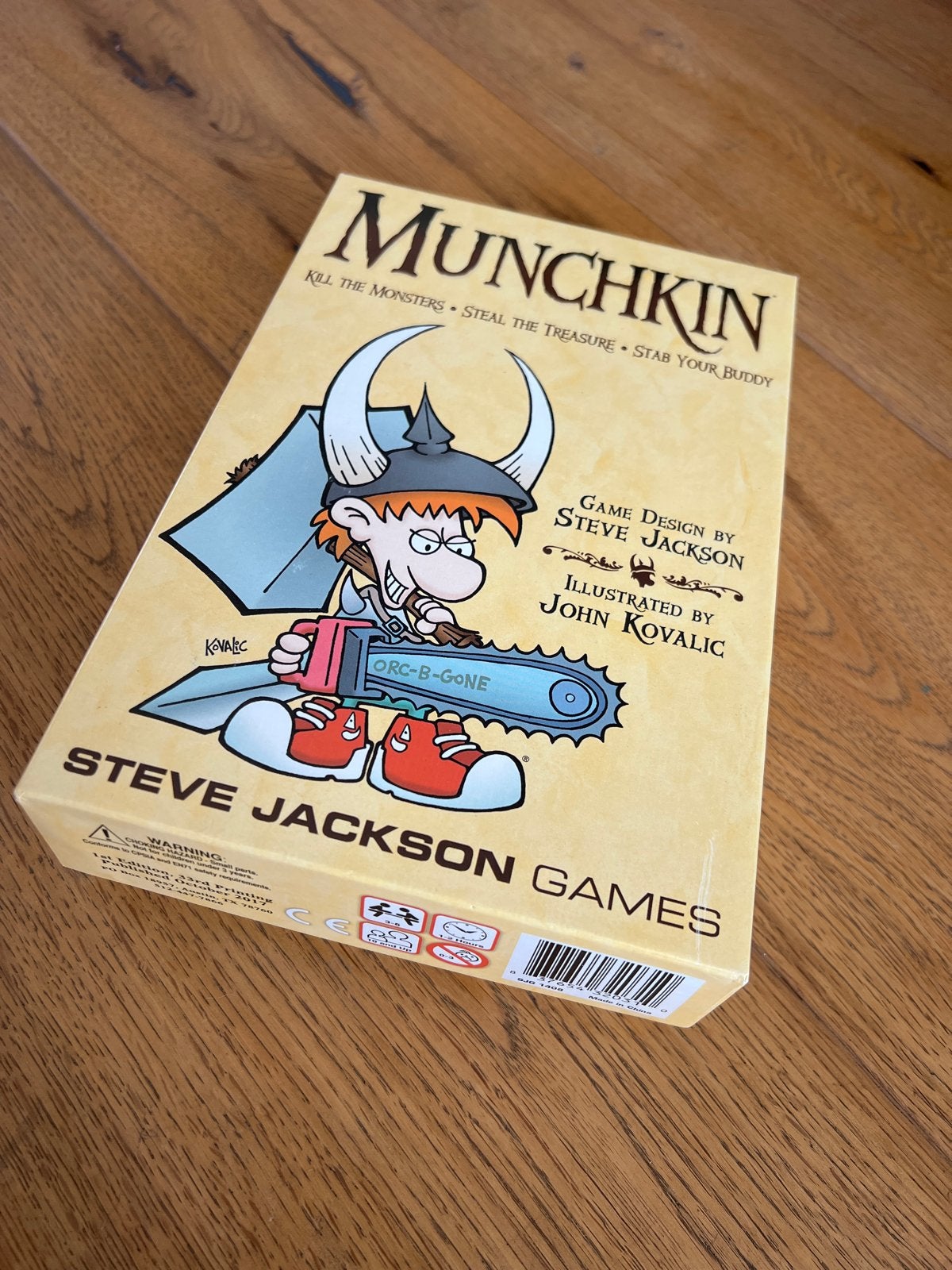 Munchkin Kaartspel - Kill the Monsters, Steal the Treasure, Drie of vier spelers, Ophalen, Zo goed als nieuw