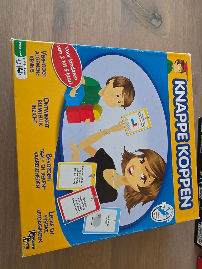Knappe Koppen spel - Educatief spel voor kinderen 2-5 jaar, Een of twee spelers, Ophalen of Verzenden, Gebruikt, University Games