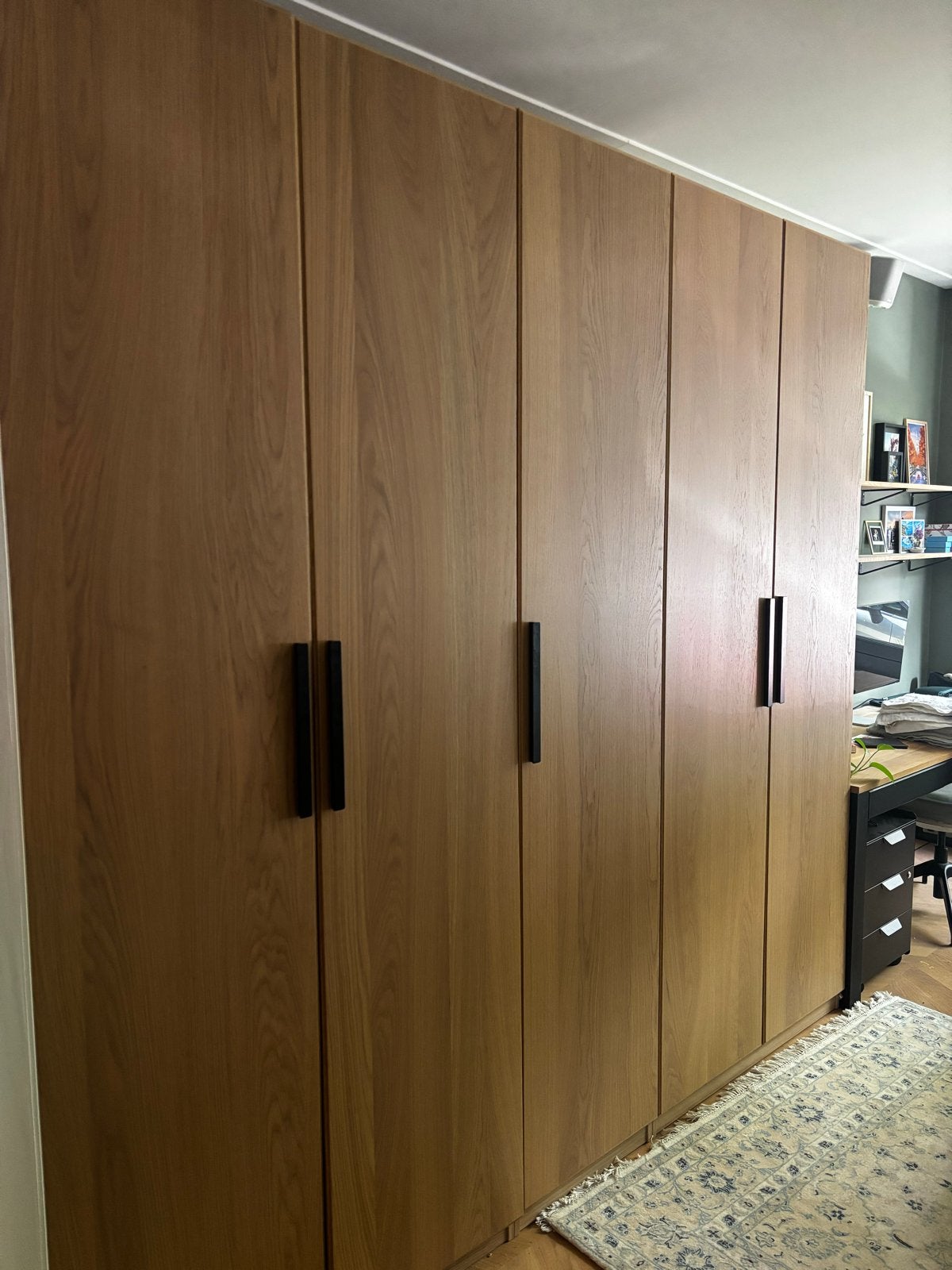 Repvåg 5 IKEA PAX deuren eiken fineer 50x229cm, Ophalen, 200 cm of meer, Eikenhout, 50 tot 100 cm